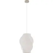 LUCANDE Suspension , Tovina, dimmable, Blanc, Salle à manger, Tissu / textile, Scandinave