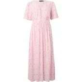 Pieces Robe-chemise ' PCTALA' vert / rose / rose