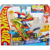 Hot Wheels City JHL94, Set de voiture et circuit, 4 ans/ans, Plastique, Multicolore