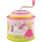 Goki Boîte à musique - - Moulin musical Princesse - Mélodie Twinkle - Couleur Rose - 7,8x7,8x10,5cm