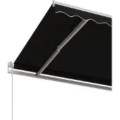 vidaXL Store automatique rétractable 500x350 cm Anthracite