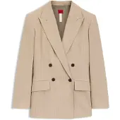 HUGO Azenia 10278993 Blazer Beige 36 Femme