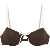 Copenhagen Studios Hauts de bikini 'Mix-Kini' brun foncé / blanc cassé