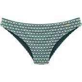 Copenhagen Studios Bas de bikini pétrole / blanc