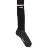 BOSS Chaussettes d’équitation à rayures emblématiques et logo