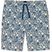 Schiesser Pantalon de pyjama ' Mix Relax ' crème / bleu