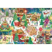 Gibsons Puzzle édition spéciale or : Noël autour du monde 500 pièces