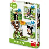 Dino Bikes Jouets DINO Puzzle bébé 3-5 - Taupe dans la prairie