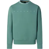 Hackett Sweat-shirt 'Essential Crew' émeraude / blanc