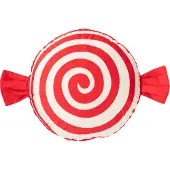 Jline J-Line Coussin Bonbons Polyester Rouge/Blanc