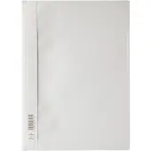 Durable Chemise transparente avec barre de maintien , format A4, polypropylène, 50 p., blanc