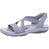 SKECHERS Reggae Slim Summer Sparkle Damen Sandalen Grau
