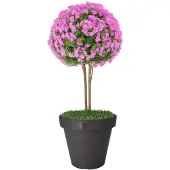 Huismerk Bac à plantes Pot de fleurs Ø40cm hauteur 35cm anthracite (40 x 35 cm)