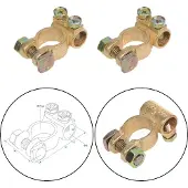 Proplus Jeu de pinces pour bornes de batterie (+) et (-) 35-50 mm