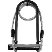 Oxford essential shackle antivol u et câble noir 32 cm
