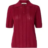 Selected T-shirt 'SLFTOLEDO' lie de vin