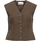 Object Molly Waistcoat Marron 40 Femme