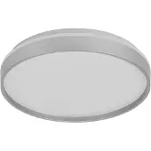Osram Plafonnier LED Orbis Gisela 385 mm, 24 W, 3000 K blanc chaud, argent, métal avec anneau en plastique, IP20