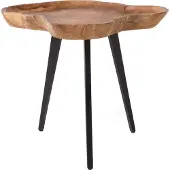 Beliani Table Basse De Salon Avec Un Plateau Difforme Elsa