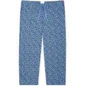 Schiesser Pantalon de pyjama 'Mix Relax' bleu clair / vert / noir / blanc