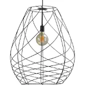 Masterlight Lampe fil de cage Cesto 62 noir