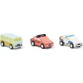 Kids Concept Voitures - 3 Pack - Tirer en arrière - Aiden - - UneTaille - Voiture