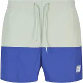 Karl kani Shorts de bain bleu roi / gris / menthe