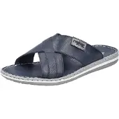 Rieker Mule bleu nuit / gris / gris clair / blanc