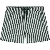 Pockies Shorts de bain vert foncé / blanc