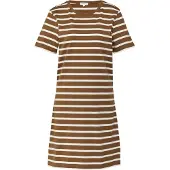 s.Oliver Robe marron / blanc