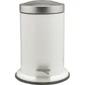 Sealskin Poubelle à Pédale Acero Blanc 3L
