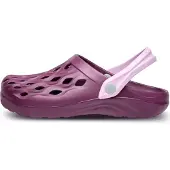 Ladeheid Femmes sabots légers EVA Chaussures de jardin LA-CA-16 (Violet, 40 UE)