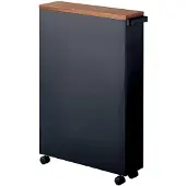 Yamazaki Etagère mobile pour sanitaires 4307, noir