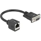 DeLOCK Adaptateur série - DB-9 (W) à RJ-45 (W)