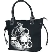 Banned Alternative Sac à main Gothic de - Back In Black - pour Femme - noir - Taille Standard