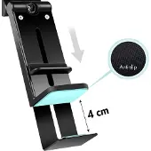 Logilink AA0169 Support pour smartphone, pliable & à pinces, noir