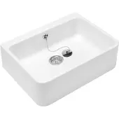 Villeroy & Boch Evier Omniapro avec trop-plein 60x50cmx20cm blanc alpin avec revêtement CeramikPlus