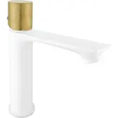 Mexen Royo One mitigeur de lavabo, blanc/or (72201-25)