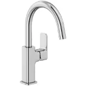 Kludi Renon - Wastafelkraan met afvoerplug Push-Open, chroom 420270575
