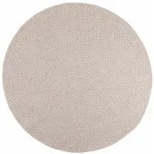 vidaXL Tapis rond FARO Crème Ø 120 CM Polyester