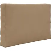 vidaXL Coussin de canapé d'extérieur 3 pcs Taupe Polyester