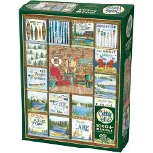 Cobble Hill Puzzle Pays des Lacs - Random Cut - 1000 pièces