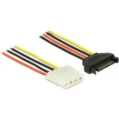 DeLOCK SATA 15-pins > 4-pins, 50 cm -