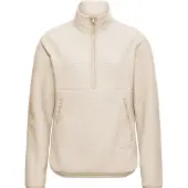 Jack Wolfskin Lite Curl Half Zip Fleece Beige S Femme
