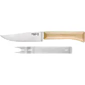 Opinel Cheese set, couteau et fourchette à fromage Inox, 001834