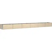 vidaXL Jardinière Ivoire 600 X 80 X 45 Cm Acier