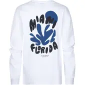 Petrol Industries T-Shirt 'Tropicalia' bleu / noir / blanc