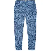 Schiesser Pantalon de pyjama 'Mix & Relax' aqua / émeraude / noir / blanc