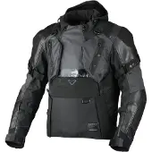 Macna Tryton, veste textile imperméable ,Noir ,S