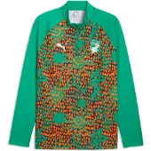 Puma T-Shirt fonctionnel olive / orange foncé / blanc